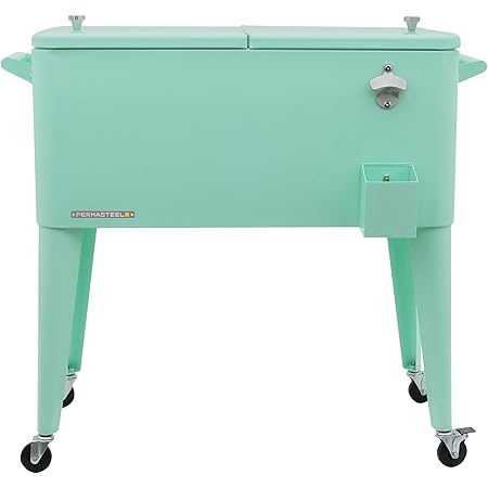 Leigh Country 80 Qt Cream And Red Coca-cola Cooler With Lid