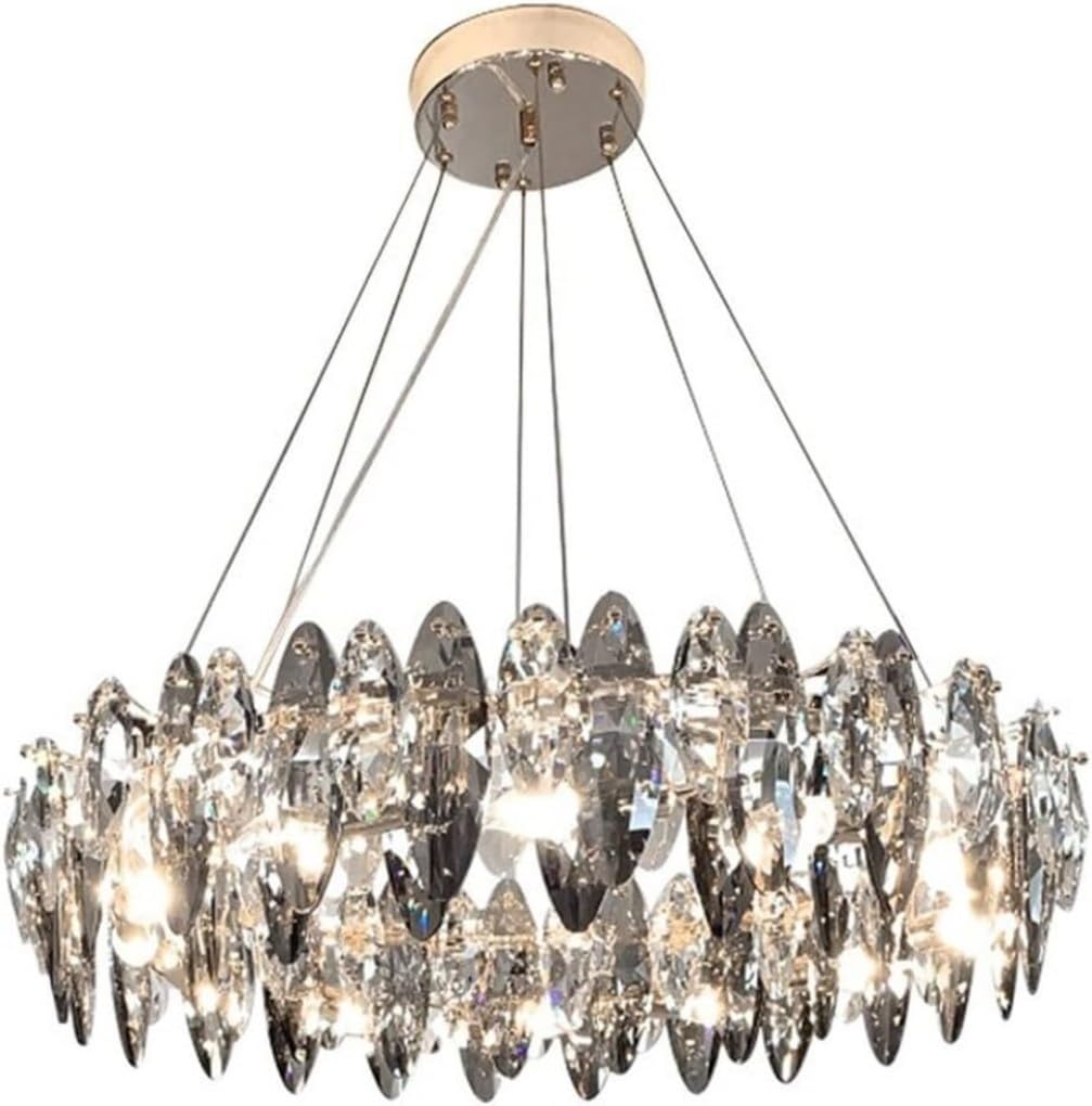 CVdrtyED Kitchen Chandeliers Ceiling Light Modern Chandelier Light Crystal Ceiling Bedroom Decoration for Living Room Hanging Lamp(75cm)