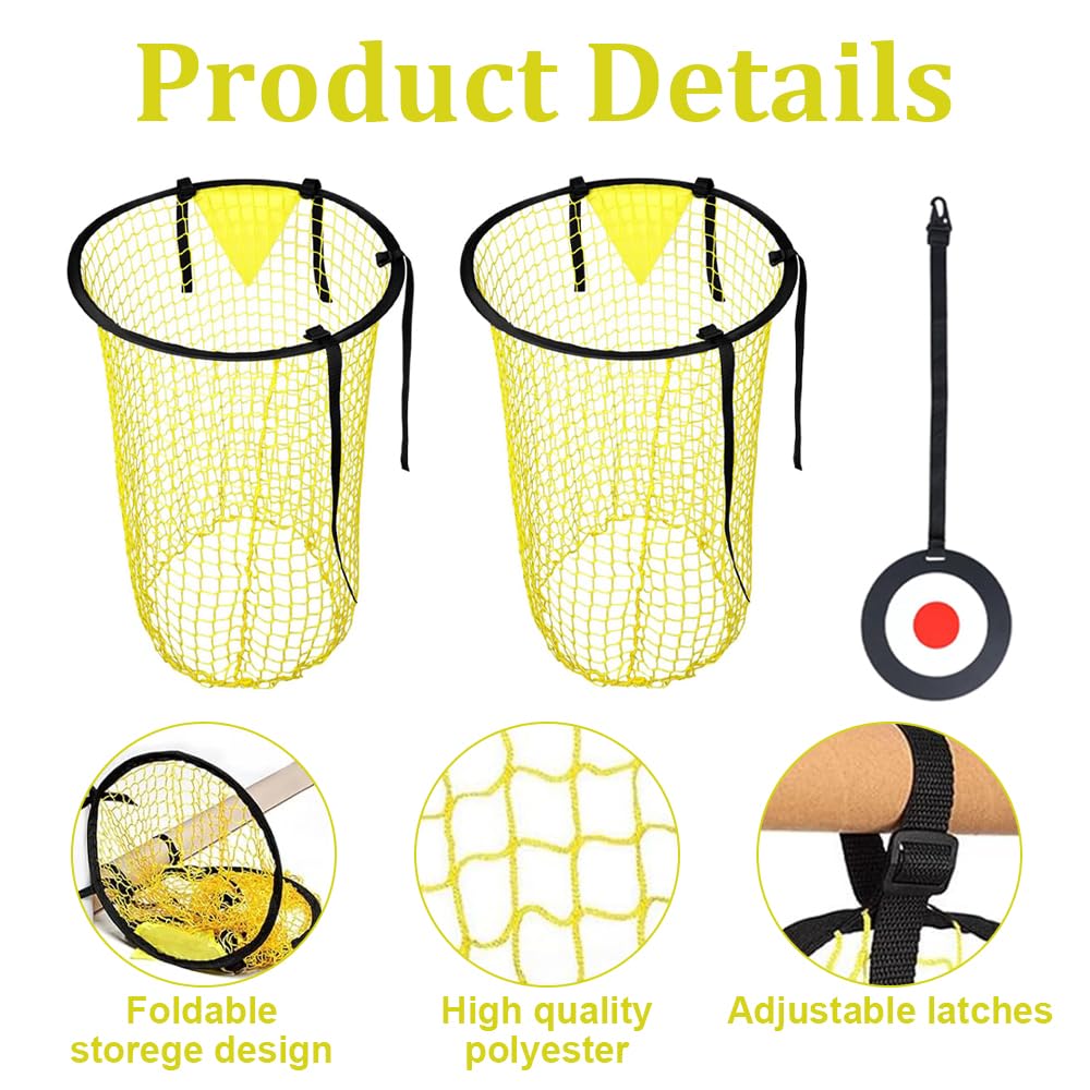 Filet de Cible de Football, Lot de 2 Filet de But de Football avec Cible Suspendue, Top Bins Filets Cible But Footballs pour Adultes et Enfants améliorer la précision du tir