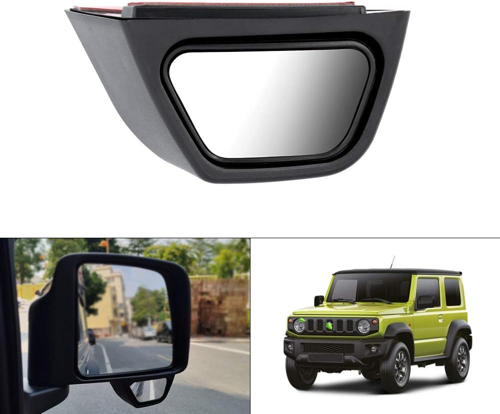 Amazon Auto Spec スズキ ジムニー Jb64w Jb74w 補助ミラー サポートミラー 運転席側サポートミラー サイドミラー Jimny ジムニーシエラ 専用 バックミラー 右ハンドル車 車種専用設計 角度調整 死角解消 取付簡単 １pcsセット スズキ ジムニー