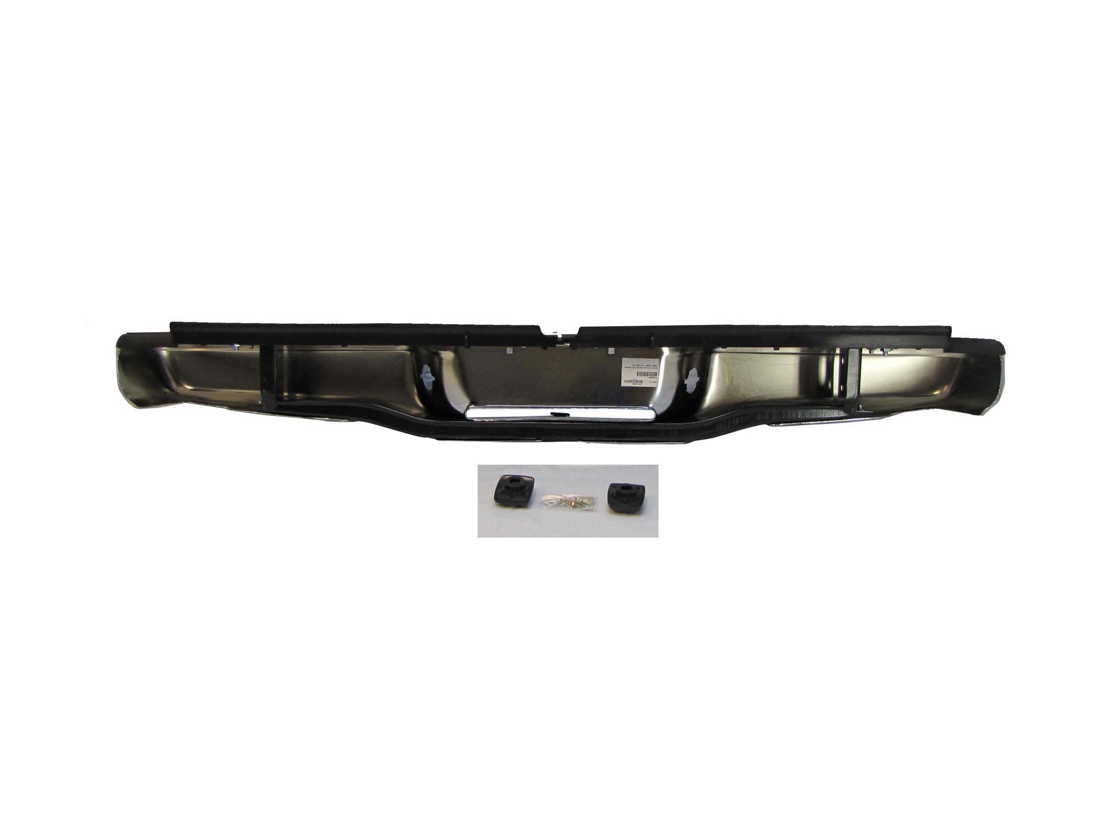 Rear Step Bumper Face Bar Assembly With Chrome Trim For Toyota Tacoma 1995-2004
