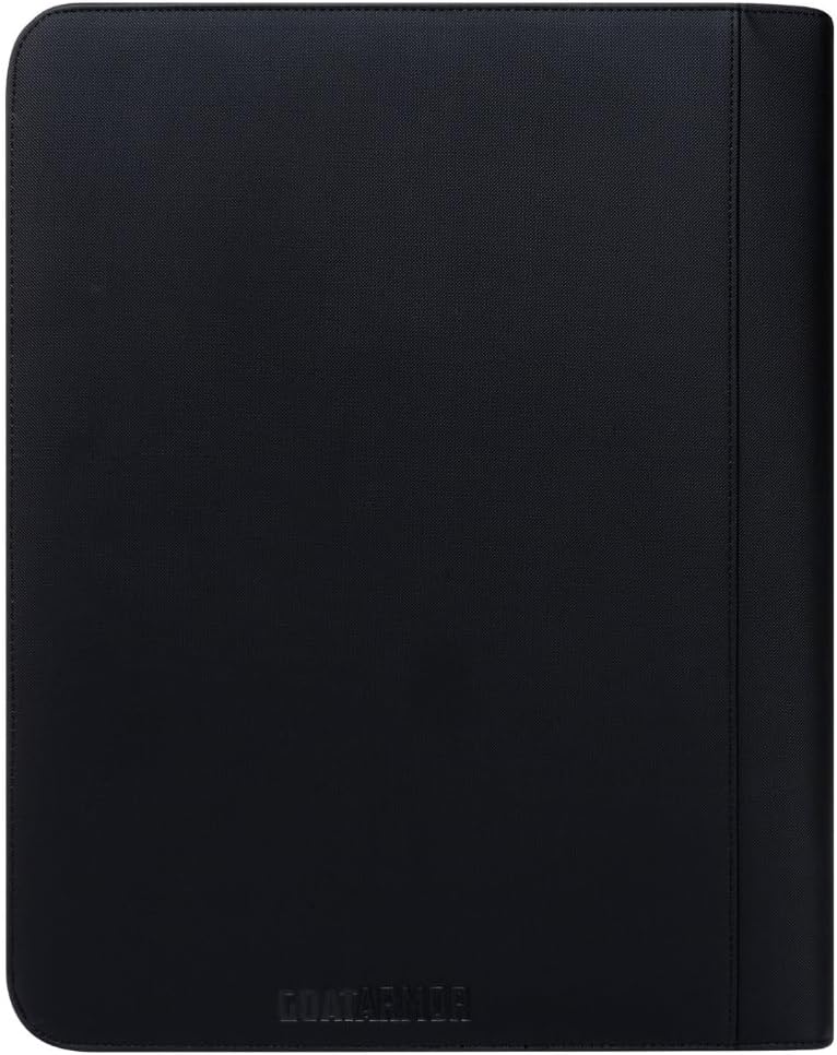 16-Pocket "DEX" Trading Card Binder, 1280 Card Capacity, "Stay-Flat" Design, Water-Resistant by Goat Armor