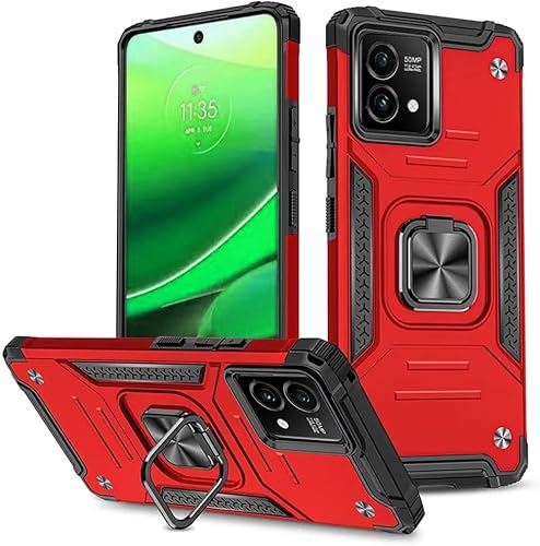 Miniatura 7 de ExtremeCases - Funda híbrida para Motorola Moto G Stylus 5G 2023 con función atril magnético, funda híbrida + banda extrema + lápiz capacitivo +