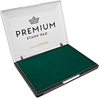 Vista 20 de Almohadilla de sello prémium tamaño mediano 3 x 4 pulgadas – para sellos de goma tradicionales – Almohadilla de fieltro color rosa