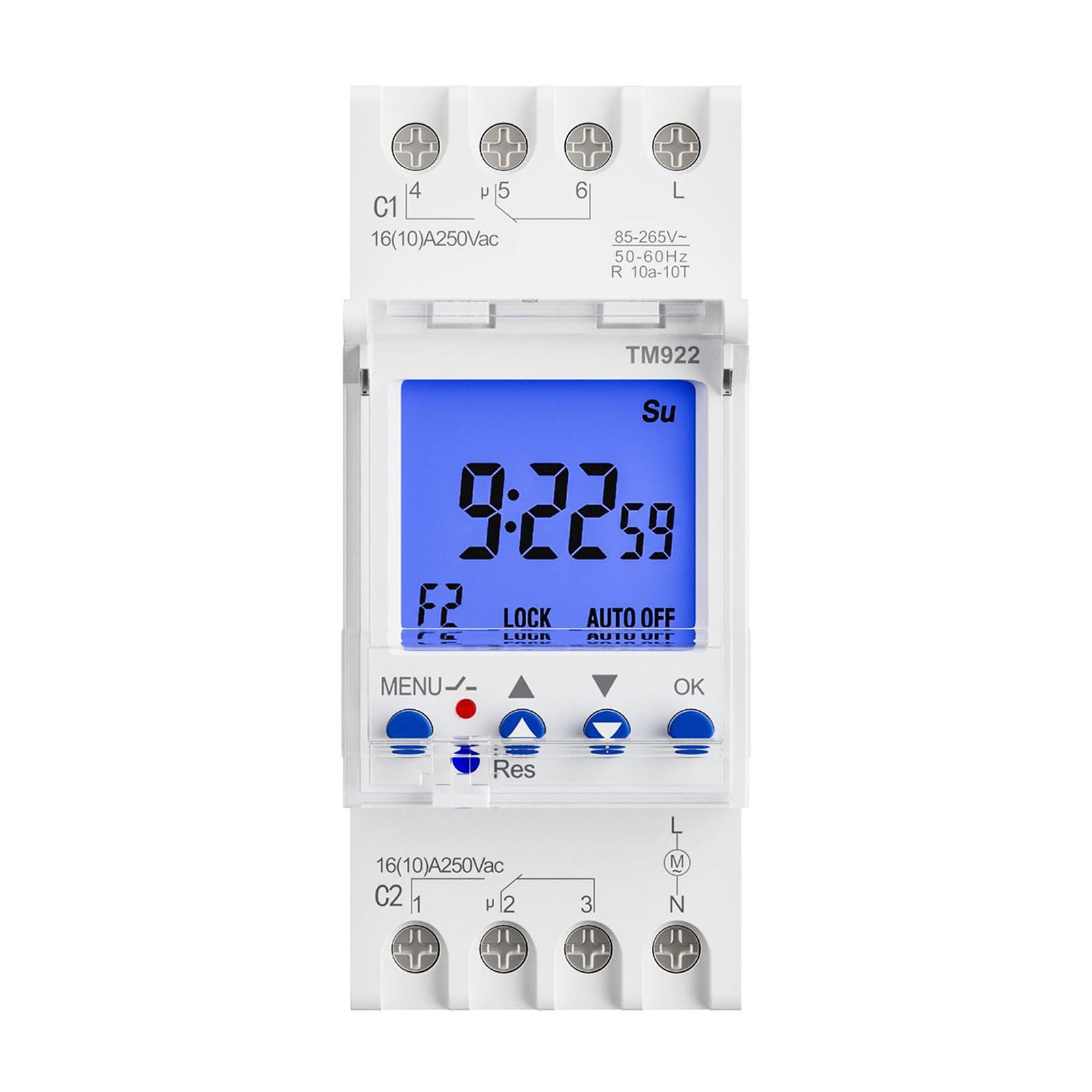 Kalttoy 85 To 265Vac Multiple Use Double Channel Timing Switches Simple Setups For Efficient Household & Automation Switches