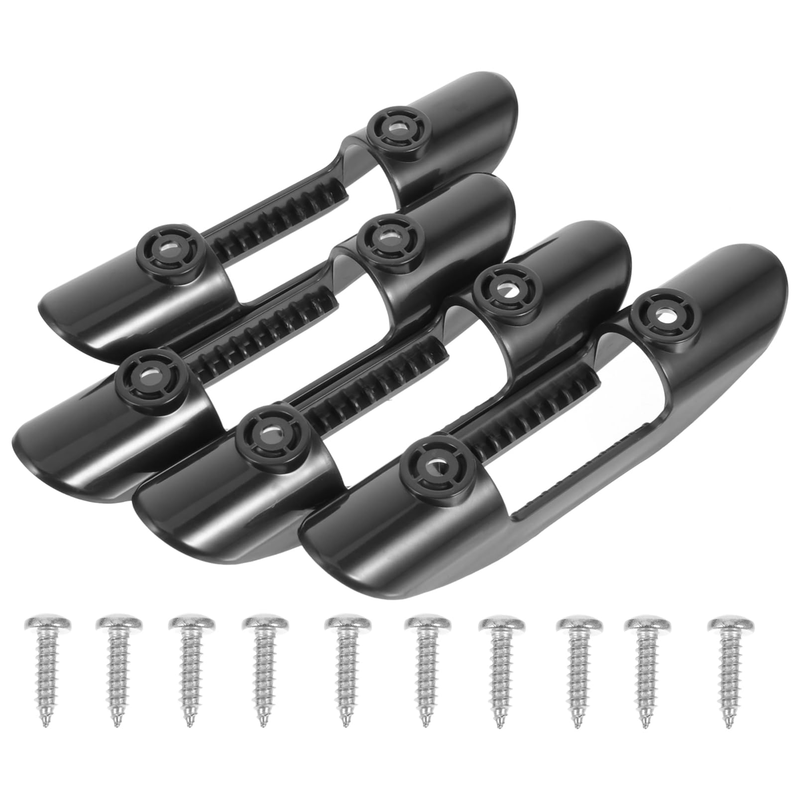 ibasenice Paddelschnalle Kajak Paddelhalter Clip Universeller Paddelhalter Paddelklemme Für Kanus Halter Für Paddelhalterung An Deck Montierte Paddelklemme Paddel-Clip Plastik Black