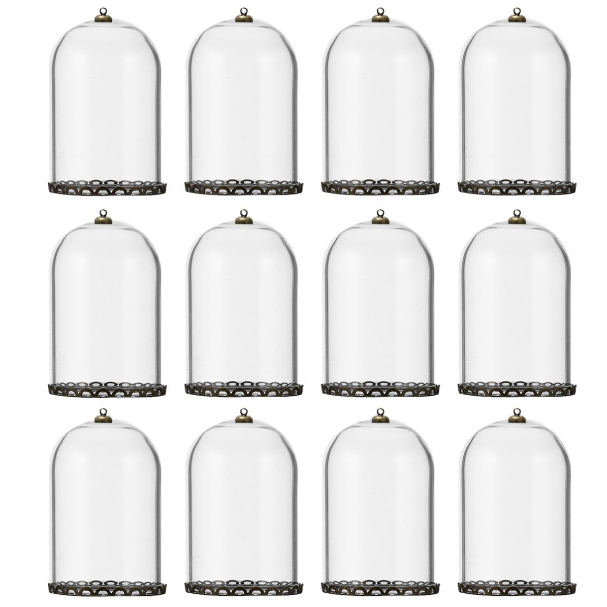 Mini bouteilles en verre vide lot de 20 avec couvercle pour bricolage