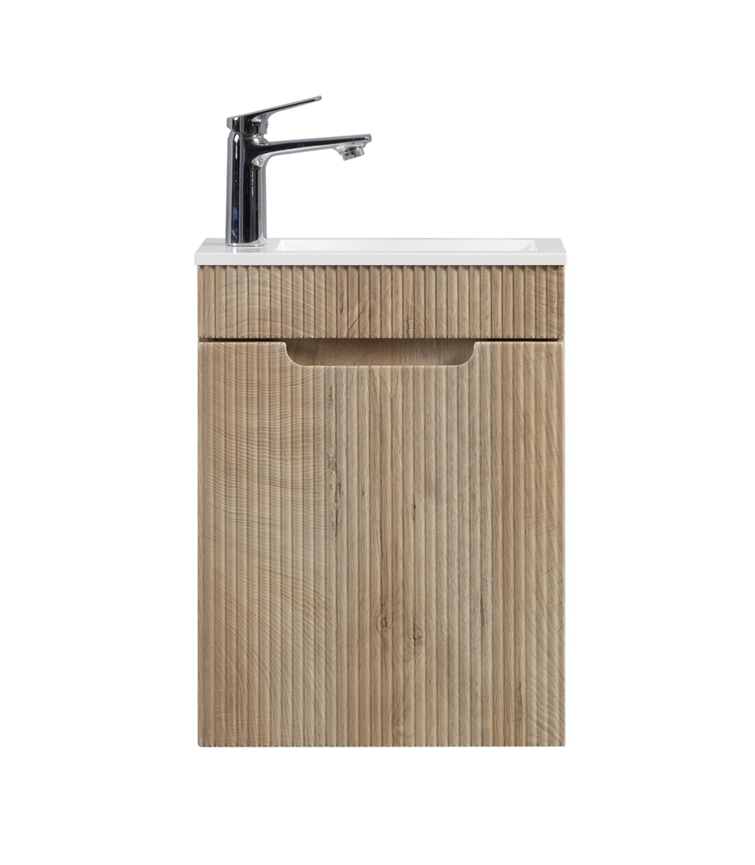 Badplaats B.V. Thermis - Ensemble de meubles de salle de bain - 40 cm - Chêne clair - Meuble de salle de bain avec lavabo