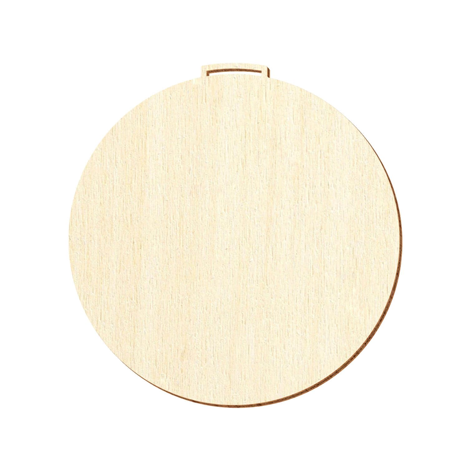 Médaille ronde en bois - Décoration pour bricolage - 3-20 cm
