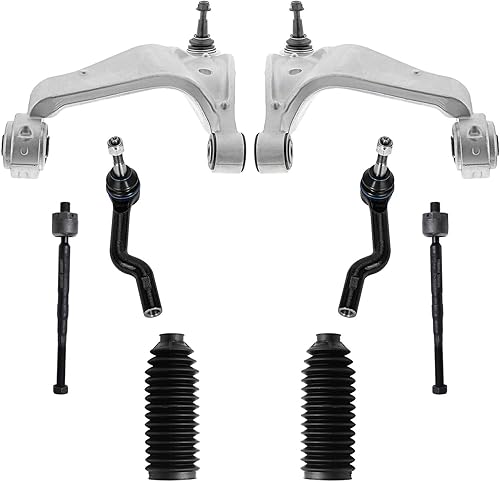 Miniatura 32 de Detroit Axle - Kit de suspensión delantera de 8 piezas para Toyota Sienna 2004-2010, brazos de control inferiores con rótulas interiores exteriores