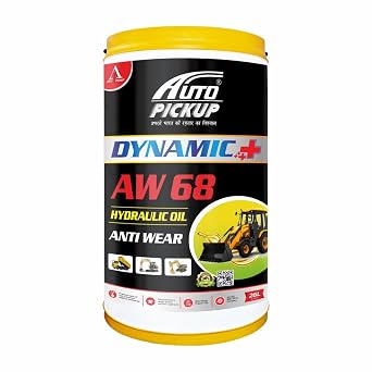 New_Premium Pack Of 26Ltr Dynamic+ AW-68 Anti-Wear Heavy-Duty High Performance Hydraulic Oil (26 L, Pack of 1)