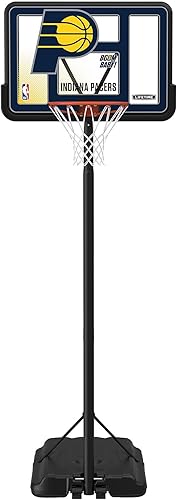 Vista 76 de Aro de basketball con sistema portable, de altura ajustable, tablero posterior de 44 pulgadas de Lifetime 1269 Pro Court.
