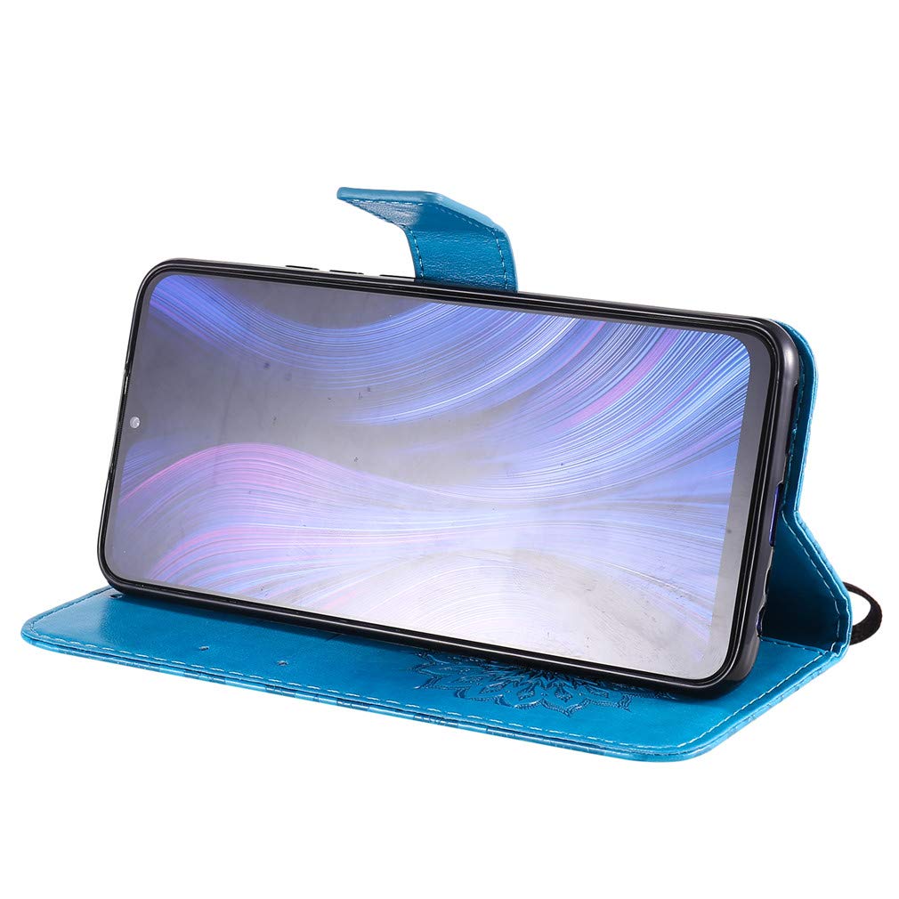 Custodia Portafoglio Per Xiaomi Redmi 9 - Pelle Con Girasole, Portacarte - Foto 8