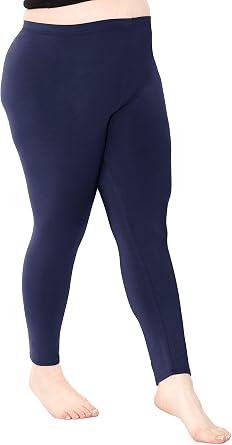 STRETCH IS COMFORT Oh So Soft Plus Size Capri Leggings for Women | Knee Length or Full Length| Black Capri Leggings for Women
