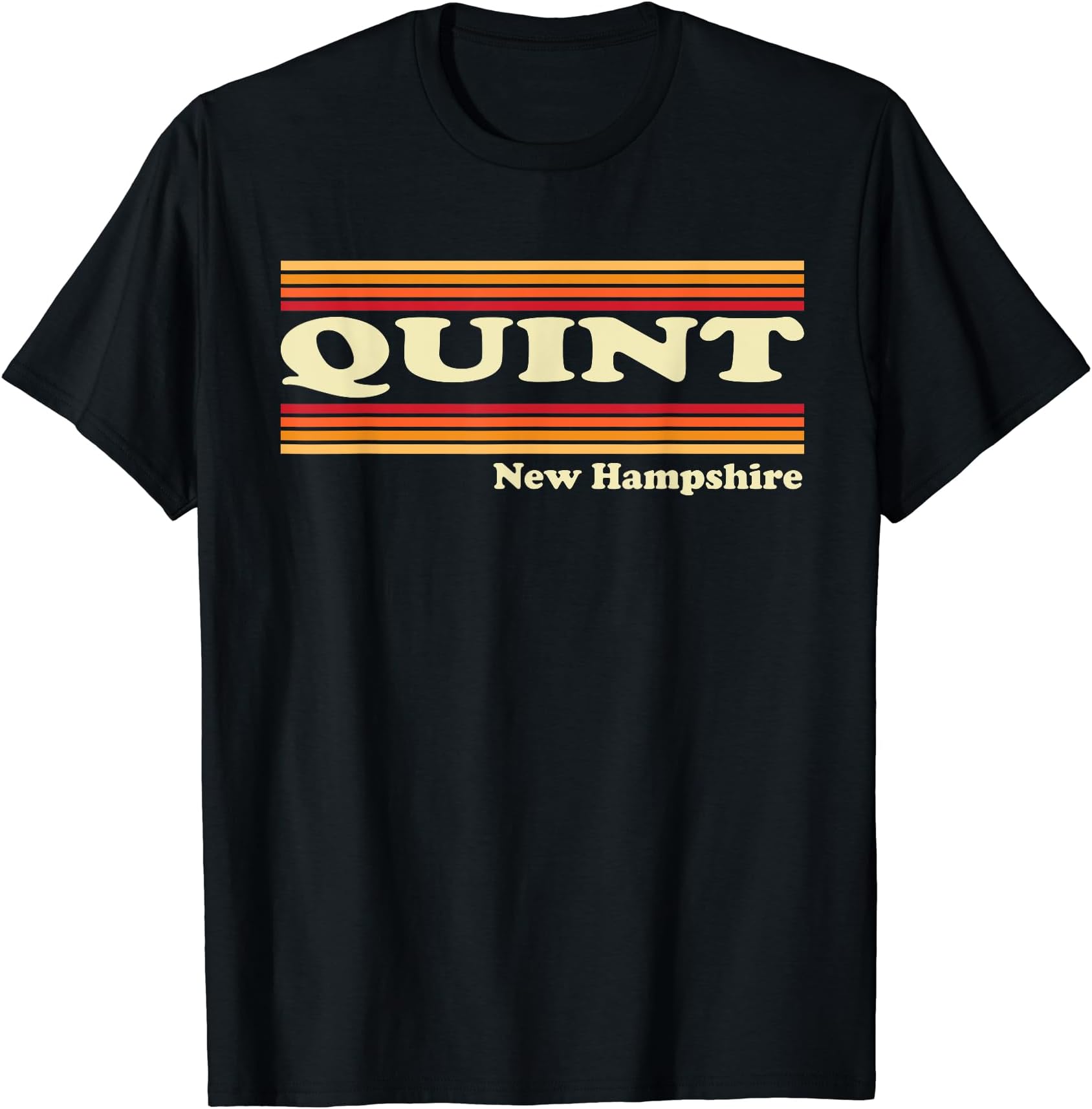 Vintage 1980s Graphic Style Quint, New Hampshire T-Shirt