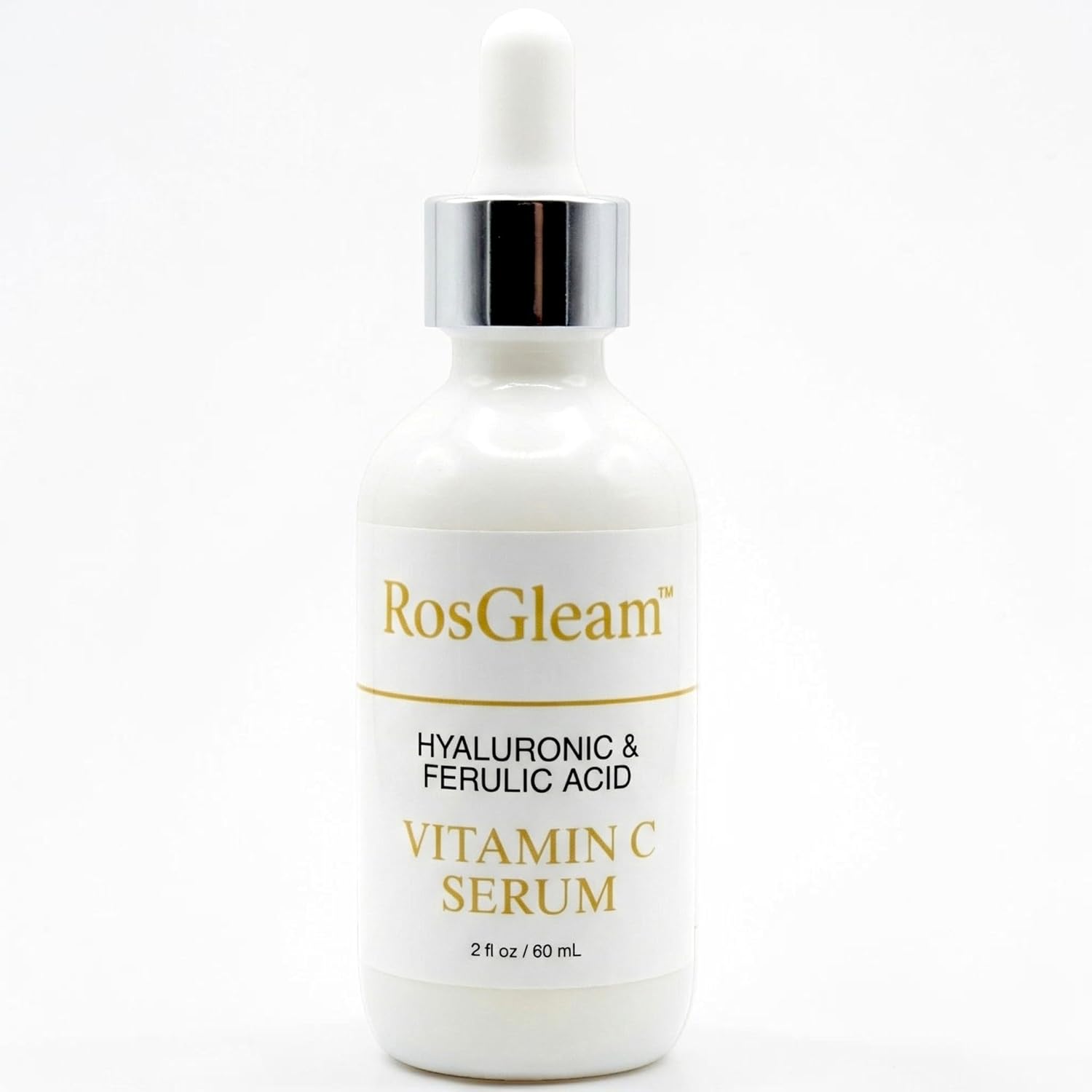 Vitamin C Facial Serum with Hyaluronic Acid & Ferulic Acid for Brightening & Hydration – 2 oz / 60 ml
