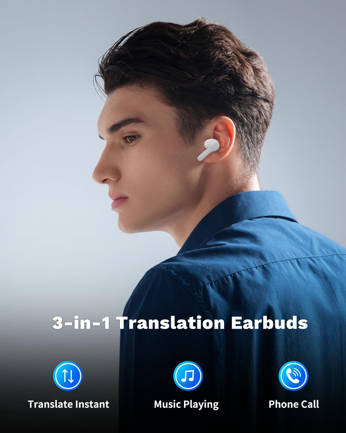 XUPURTLK AI Translator Earbuds 144 Languages Real Time - Dettaglio