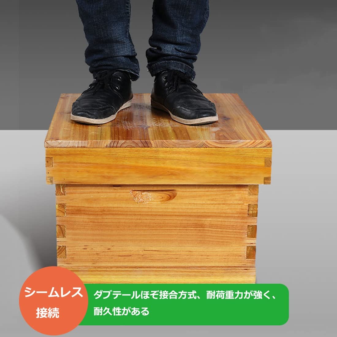 Amazon.co.jp: 蜜蜂 巣箱 10フレーム 養蜂箱 蜂ハイブ ミツバチ巣箱 10