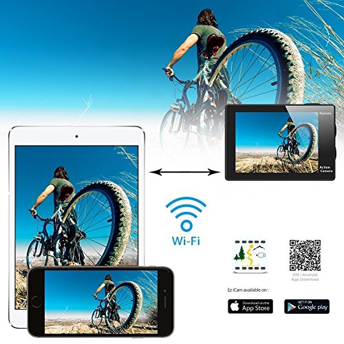 New Eken H9R Action Camera 4K Wifi Waterproof Sports Camera Full Hd 4K30 2.7K30 1080P60 720P120 Video Camera 20Mp Photo And 170 Wide Angle Lens Includes 11 Mountings Kit 2 Batteries Black #TOP5