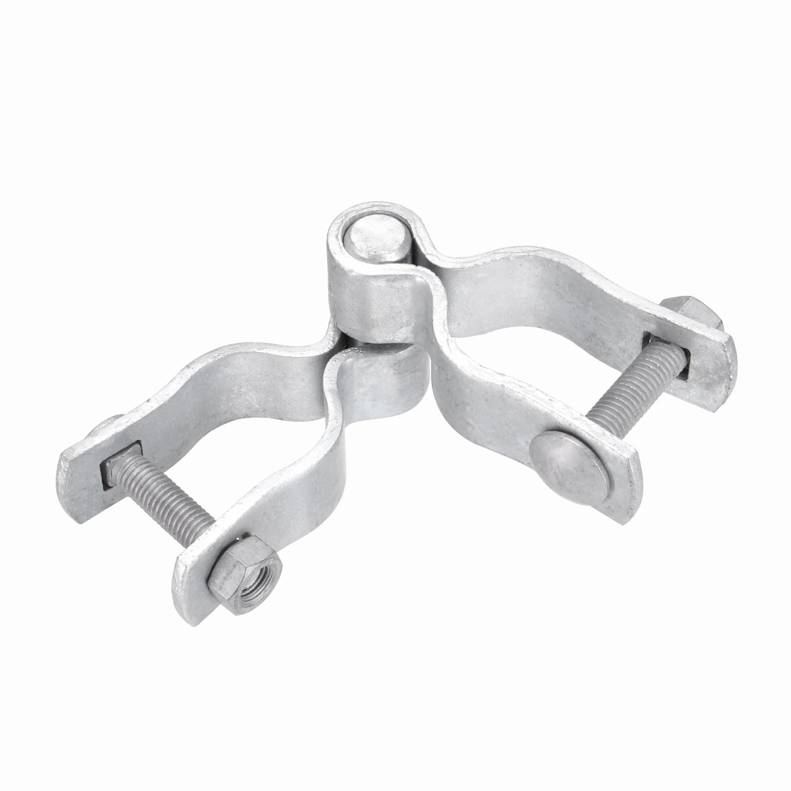 Charnière de poteau de clôture en acier robuste de haute durabilité pour ouvrage extérieur