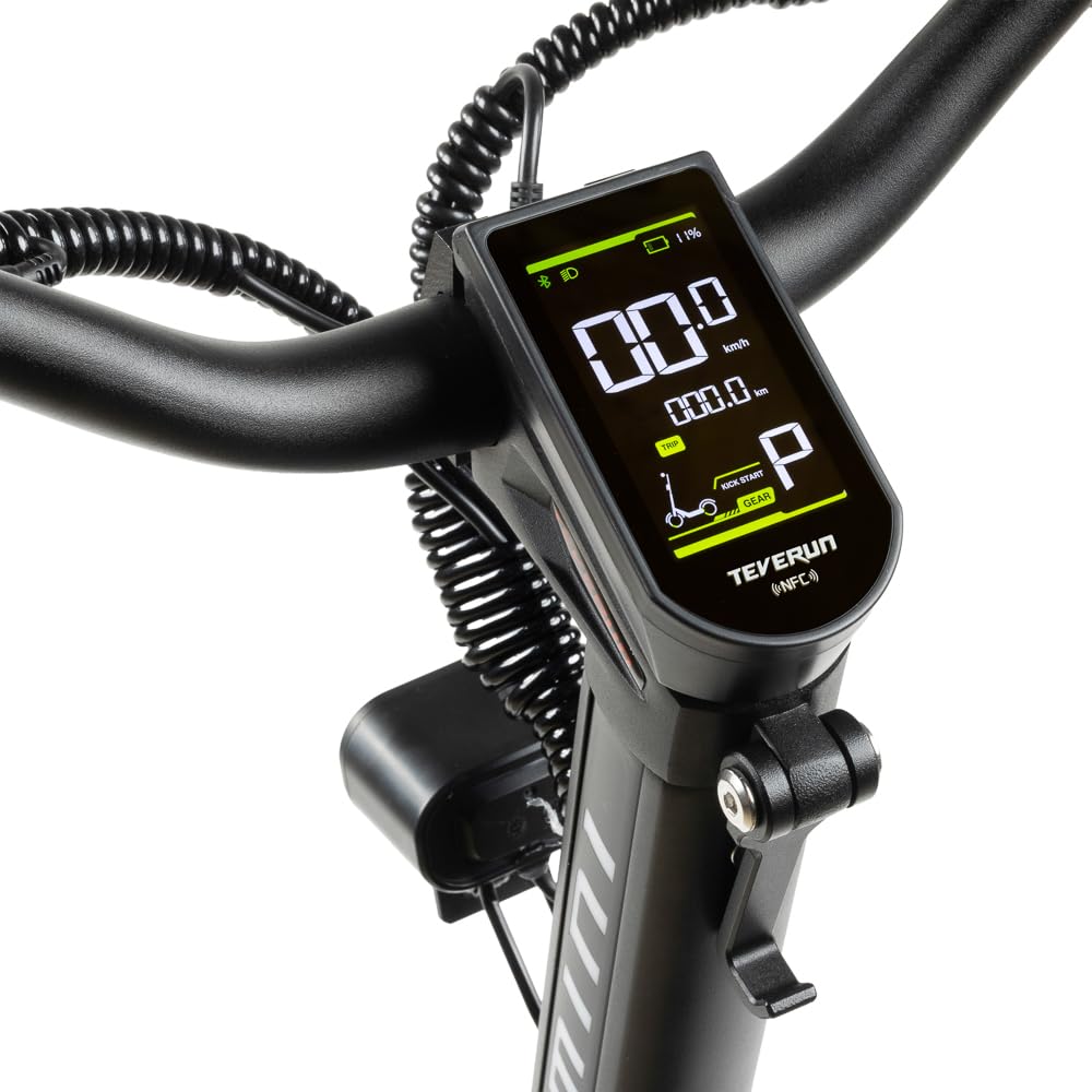 Teverun E-Scooter mit Straßenzulassung – Blade Mini Pro, Schwarz-Gelb