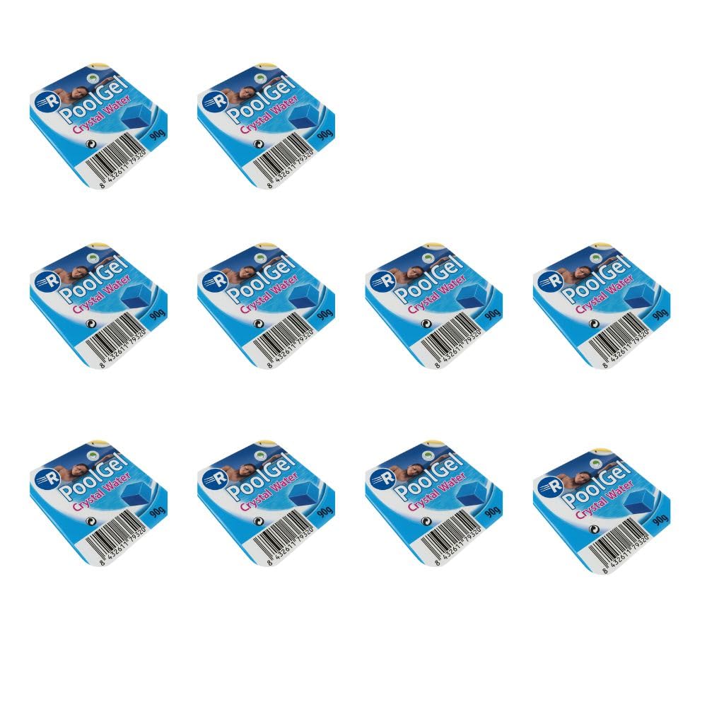 Floculant en Gel Monodose RASMACOR | Nettoyant de Piscine | Transparention Totale de l'Eau | Pack de 10 Unités  
Gel Flo