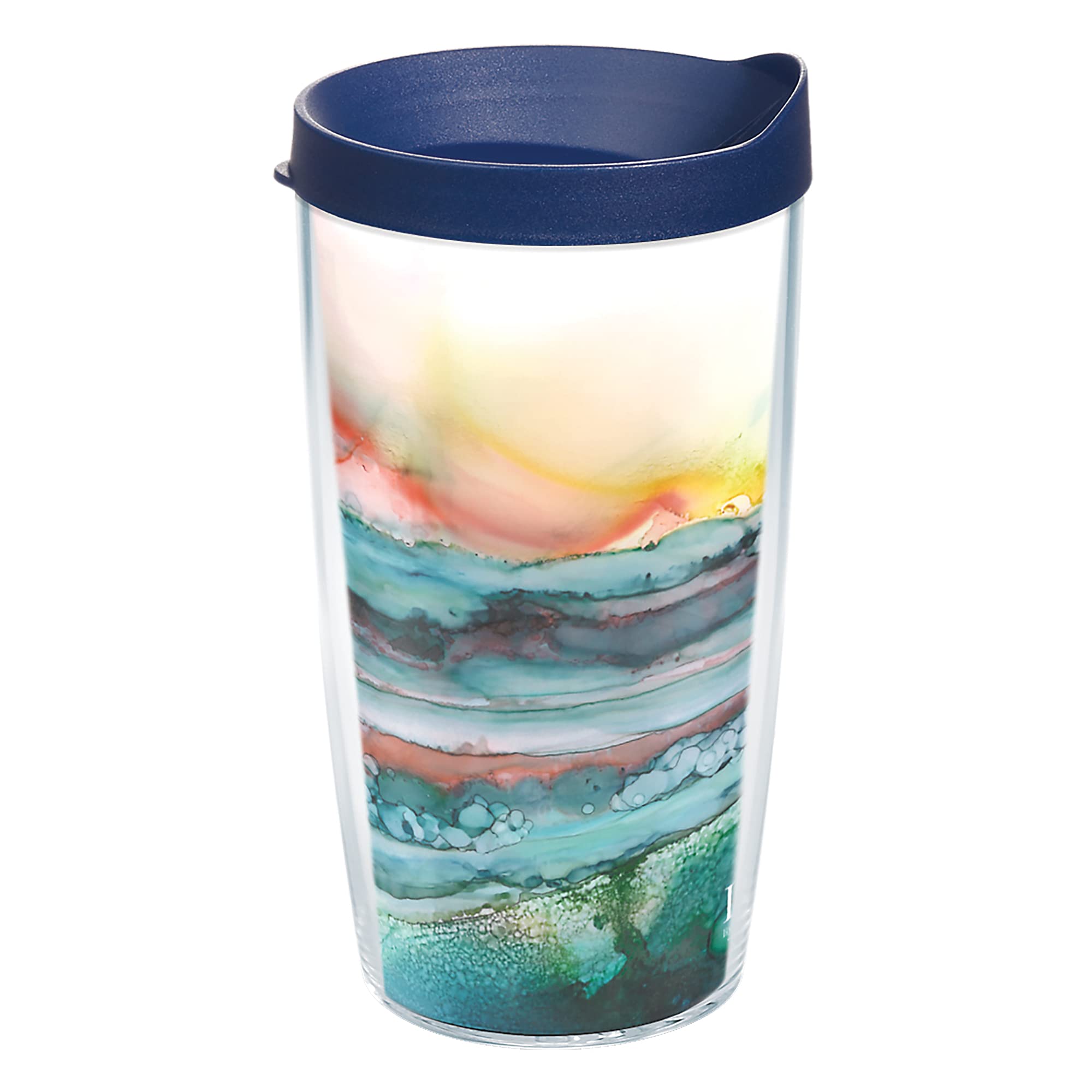Gobelet isotherme double paroi Tervis Inkreel-Coral 473 ml anti-condensation