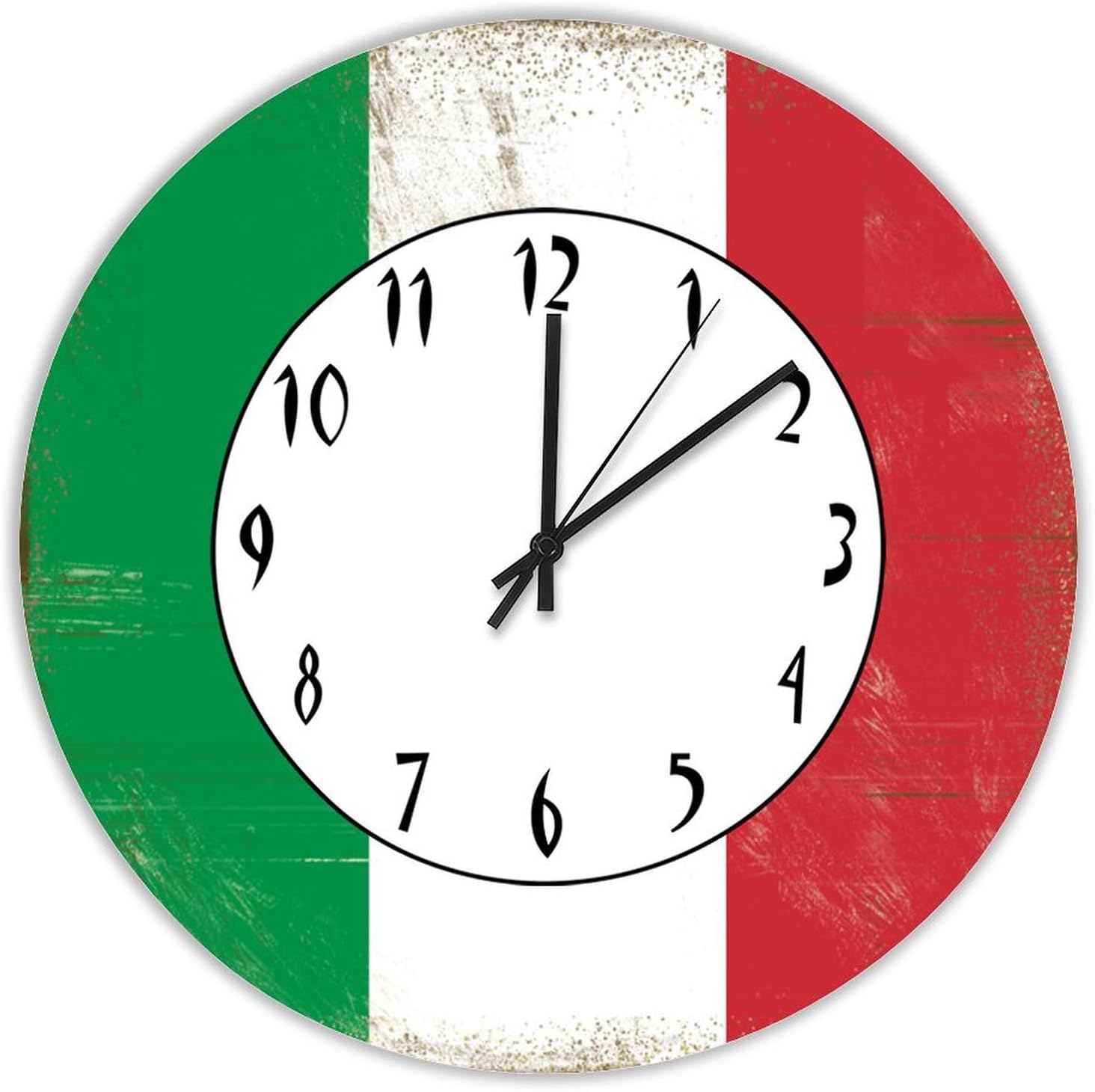 Vintage Honduras National Flag Wall Clock Silent Non Ticking Wooden Clocks Honduras Clock Battery Operated 15in Round Clock, Rustic Clocks Decor for Home Kitchen Office