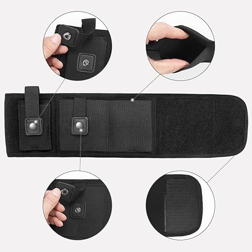 Miniatura 2 de UniqueFire - Funda ajustable para mano izquierda y derecha, universal, impermeable, para pistolapistola, puttee, pierna y muslo, soporte (izquierdo