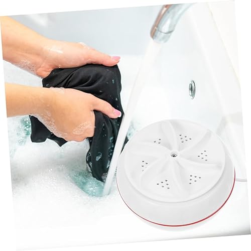 Miniatura 6 de NOLITOY Mini lavadora de ropa portátil con carga USB, pequeña máquina de lavandería para viajes, dormitorio, ropa interior, calcetines con alto par