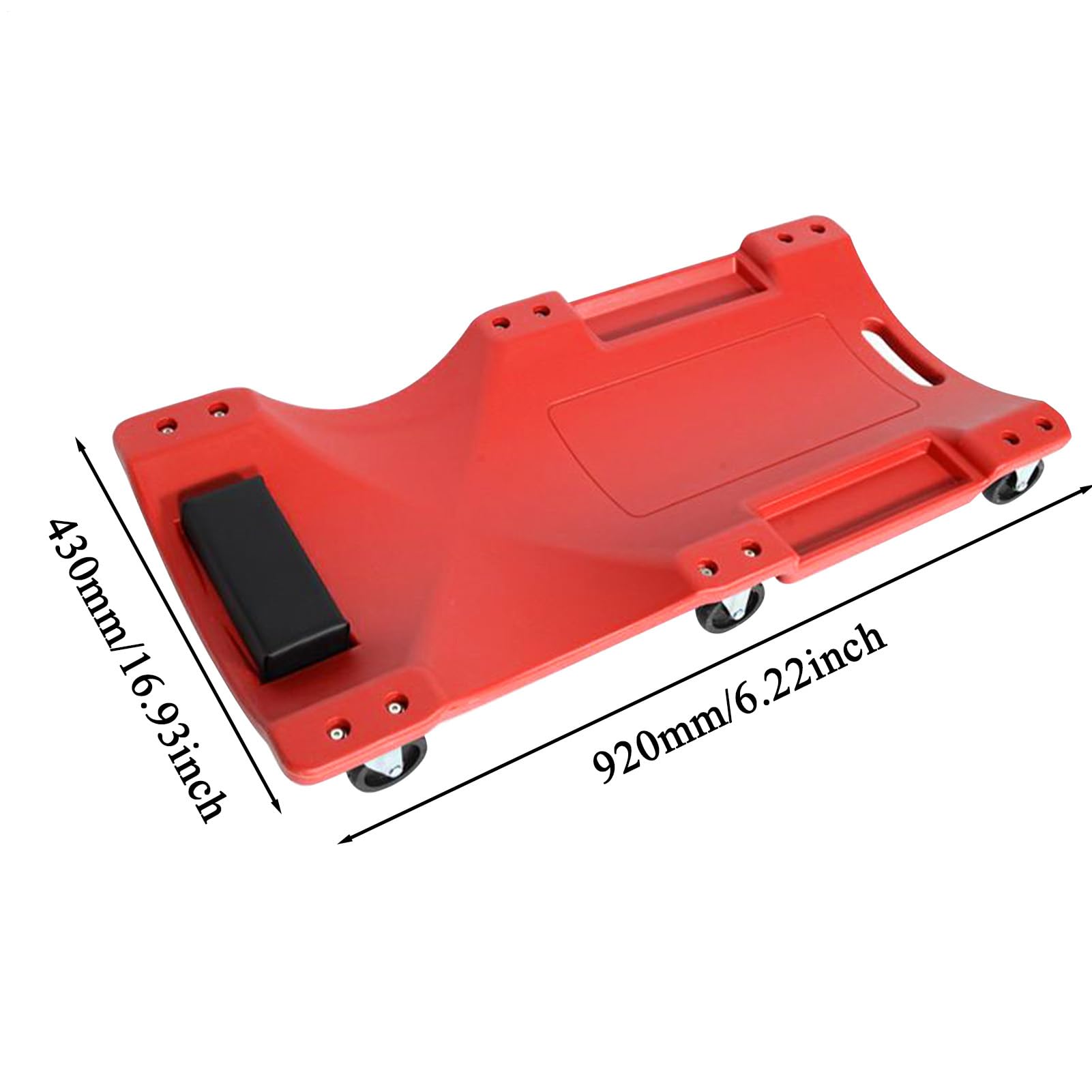 Rodillo Mecánico Bajo Coche, Carro Rodante Mecánico Bajo Coche, Plataforma Acústica de 92 cm con Ruedas Antideslizantes para Rotación de Neumáticos y Cambio de Aceite en Talleres de