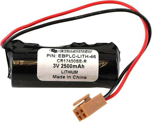 Miniatura 1 de La batería de respaldo de computadora PLC de 3V reemplaza LIT5110, CR17450E-R, CR17450E-RL, 77 CNC Router, 25C3891, 17450ER-CX, CR17450SER, CNC 16i,