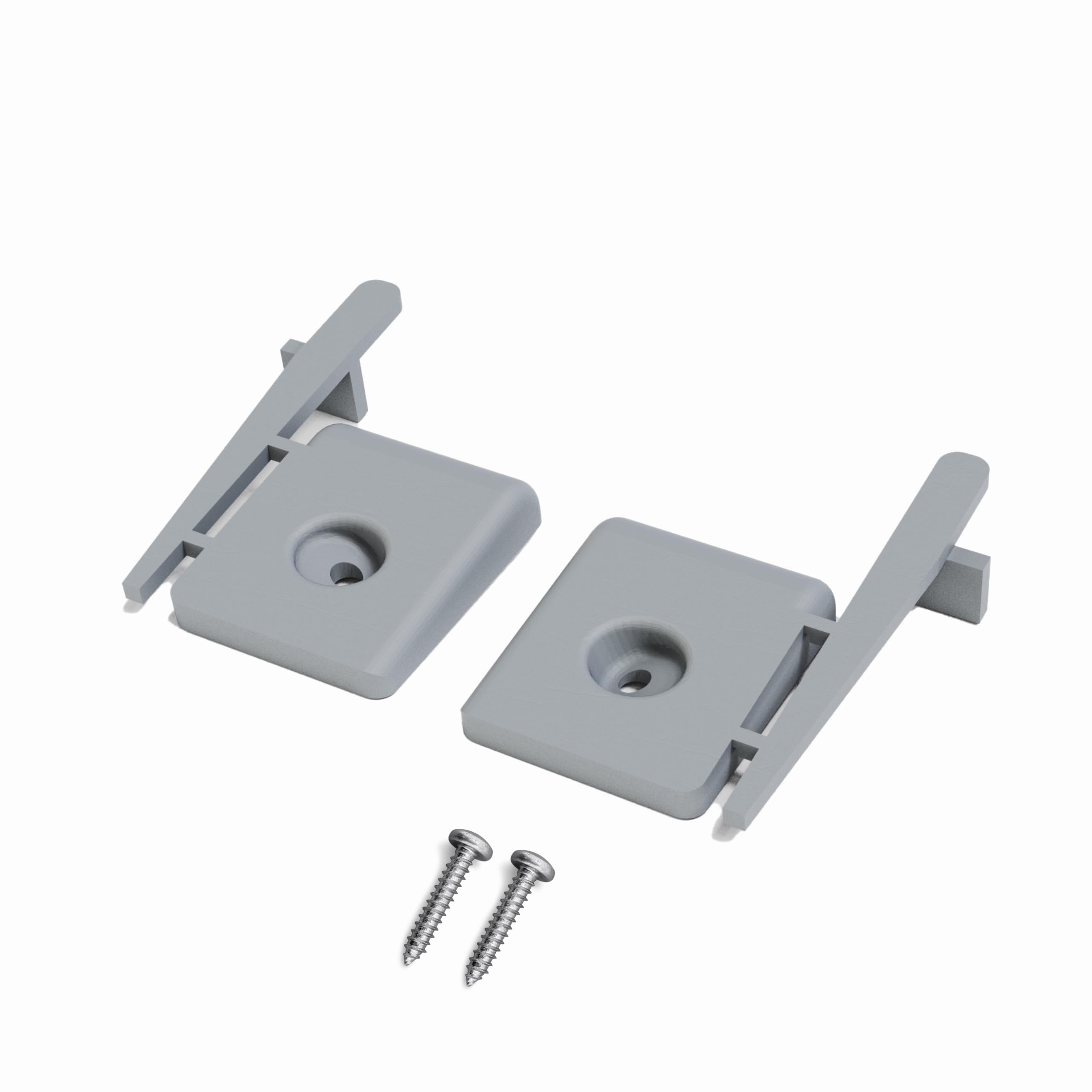 Sintrix Fab White Replacement Mounting Brackets Intended For Velux Roof Window Blinds – Compatible With Zoz 230 For Roller, Venetian, Pleated Blinds, And More (From 2000 Onwards).
