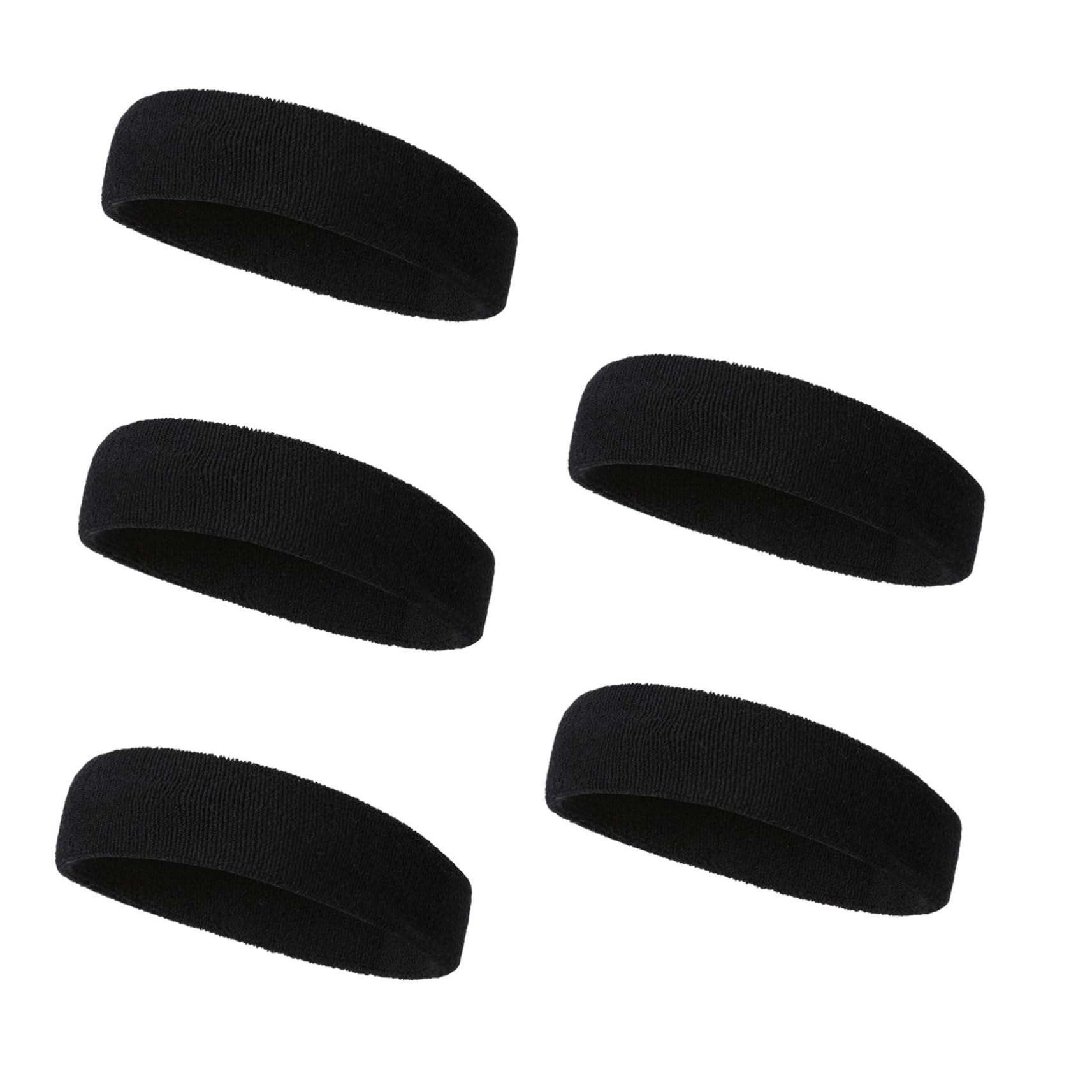 Sosoport 20piezas Diademas Deportivas Absorbentes De Sudor Bandas Elásticas para Gimnasio y Yoga Cómodas y Flexibles para Ejercicio Al Aire y Actividades Deportivas