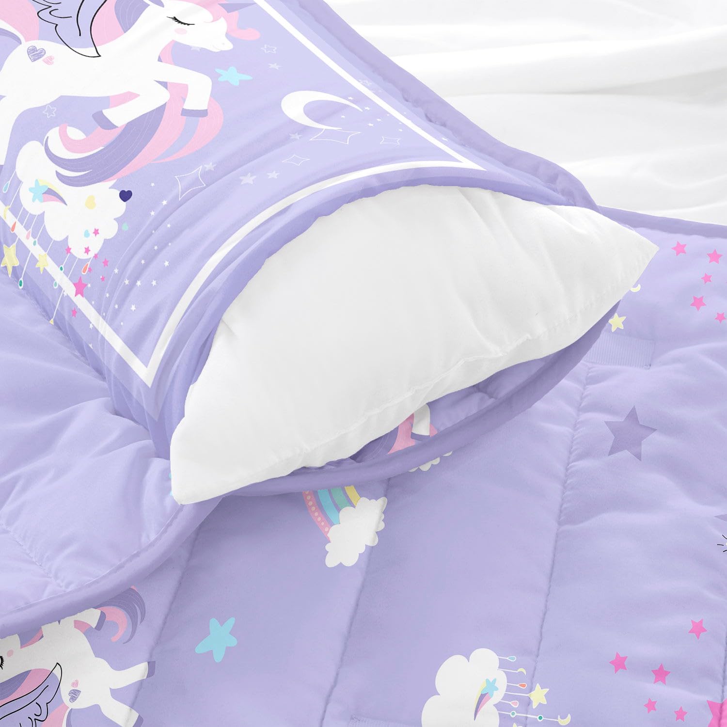 HOSIMA Nap Mat -Unicorn Sleeping Bag with Removable Pillow - Image 4
