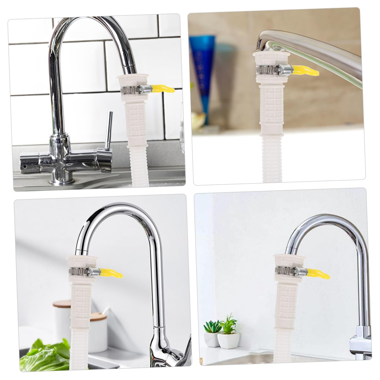Gatuida 3 Pezzi Tubo Scarico per Condizionatore Flessibile e Resistente e Elettrodomestici Interface Corrugata per Uso Semi e Multi