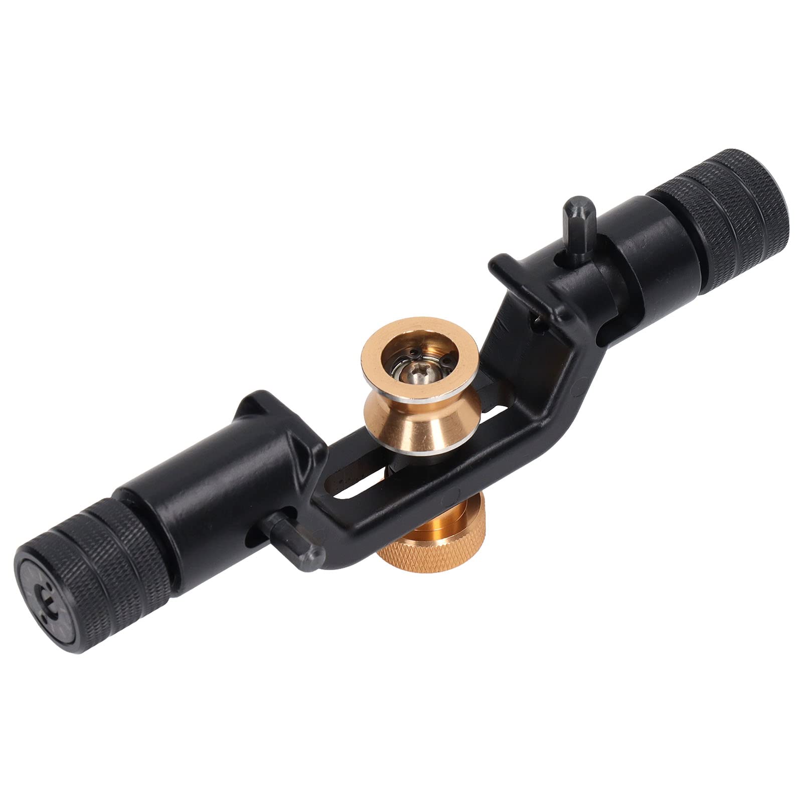 Fafeicy Outil de Dénudage de Fibre Optique, Double Tête, Alliage d'Aluminium, Réglable 8-28,6mm, pour Câble Blindé
