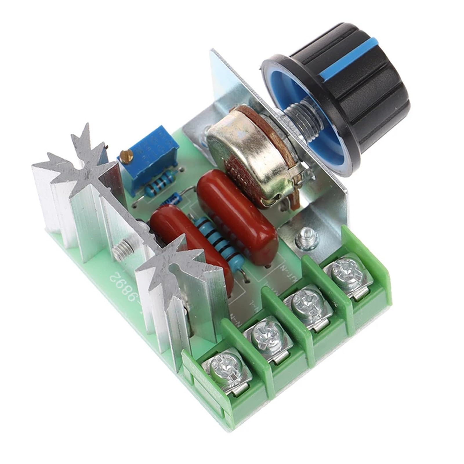 Regulador de voltaje CA ajustable 220V 2000W termostato y controlador de velocidad motor 1 unidad