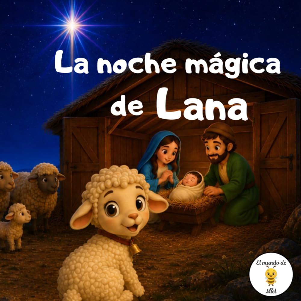 La noche mágica de Lana: Cuento cristiano para niños sobre el nacimiento de Jesús (Navidad con Miel)
