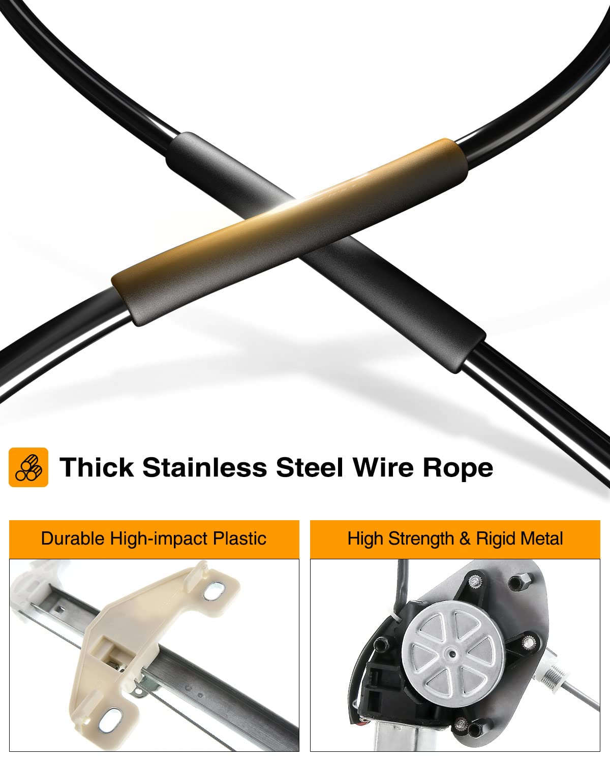 APremium Power Window Regulator with Motor Compatible with Honda Civic