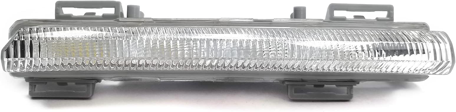 LED Daytime Running Light DRL, Fog Driving Lamp w/LED Bulbs Replacement for Mercedes Benz C-Class E-Class W204 W212, Right Passenger Side-OEM 2049069000