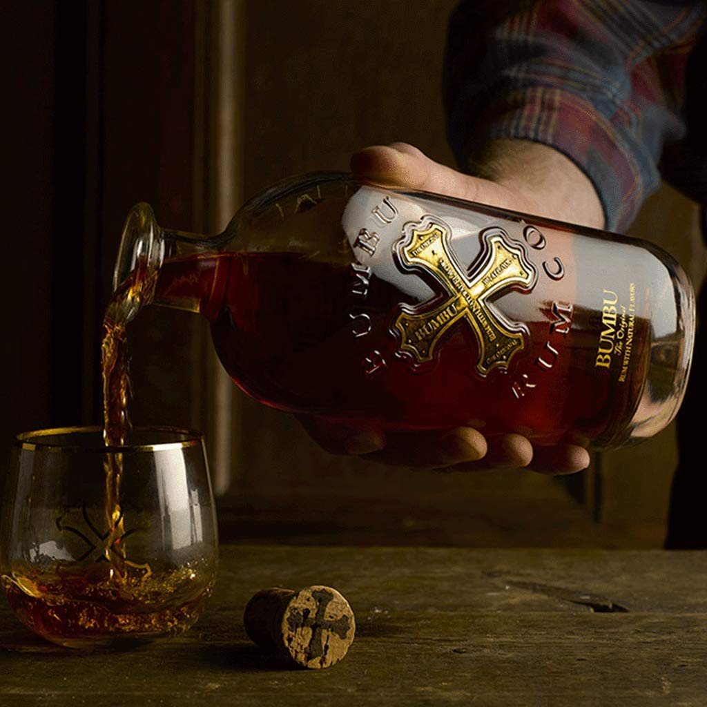 Les5CAVES - Pack de 2 rhums, Bumbu Original 70cl 40° et Bumbu Xo 70cl 40° - Lot de 2 rhums vieuxL8