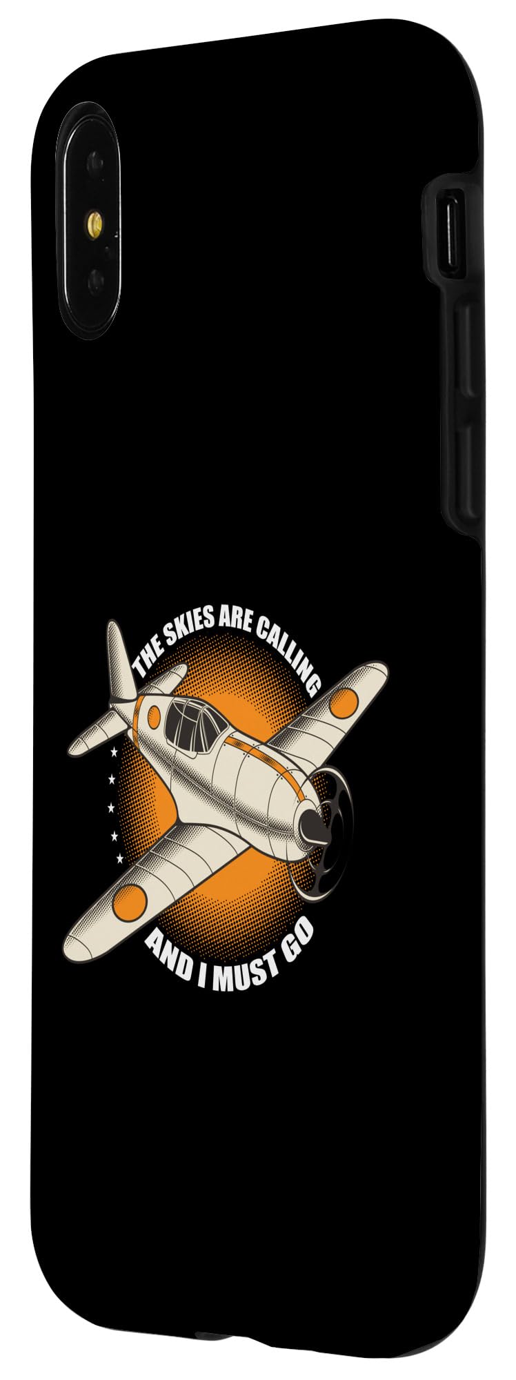 The Skies Are Calling And I Must Go Aviation Pilot Case for iPhone X/XS - Image 2