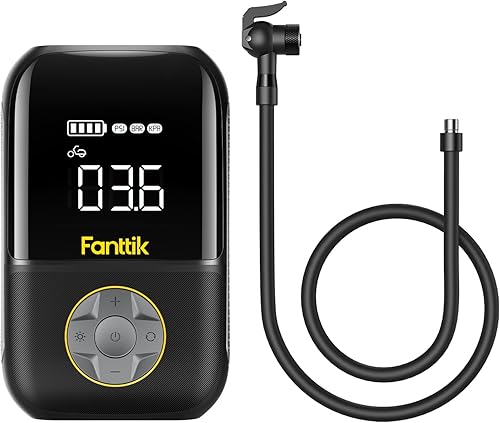 Fanttik Inflador de neumáticos portátil X8 y adaptador de manguera de bomba de aire Fanttik