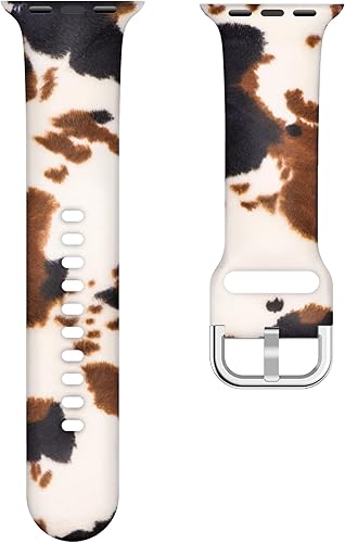 Miniatura 10 de Correa de reloj compatible con Apple Watch de 1496 pulgadas 1575 pulgadas 1654 pulgadas 1732 pulgadas 1732 pulgadas correa de repuesto de silicona