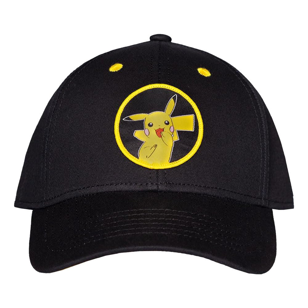 Difuzed Pokemon Baseball Cap, Black, Single Unisex, Black