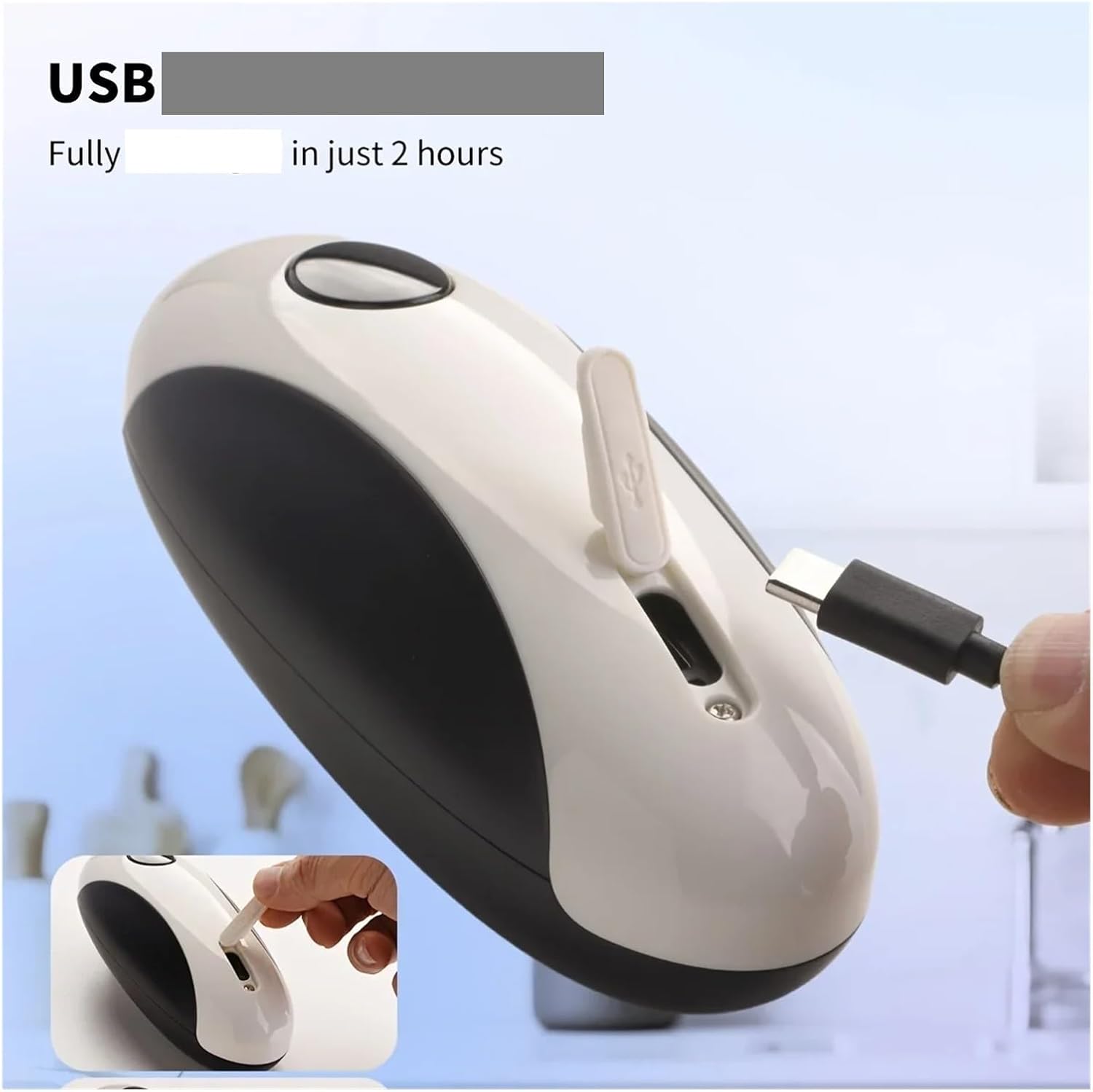 Fit for Cordless Electric Can Opener - USB-C Kitchen Tool with Smooth Cutting Edge and One-Button Automatic Operation