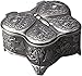 NUOCHEN Schmuckkasten Make -up Organizer Schmuck Box Mini Vintage Schmetterlingsform Antiquitäten Schmuck Mentaler Speicher Hülle for Ring Halsketten Ohrringe Trinket Keepsake Display Organizer