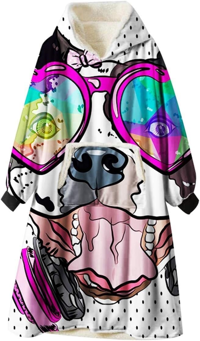 Manta con capucha extragrande para hombre y mujer sudadera gigante suave