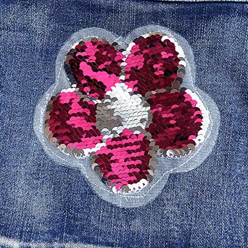 Peacolate 5-10T Little&Big Girls Adjustable Straps Short Overalls Jeans Outfits - Image 4